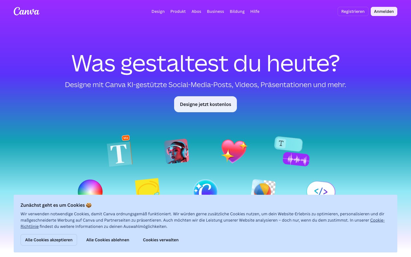 Canva Dashboard Screenshot