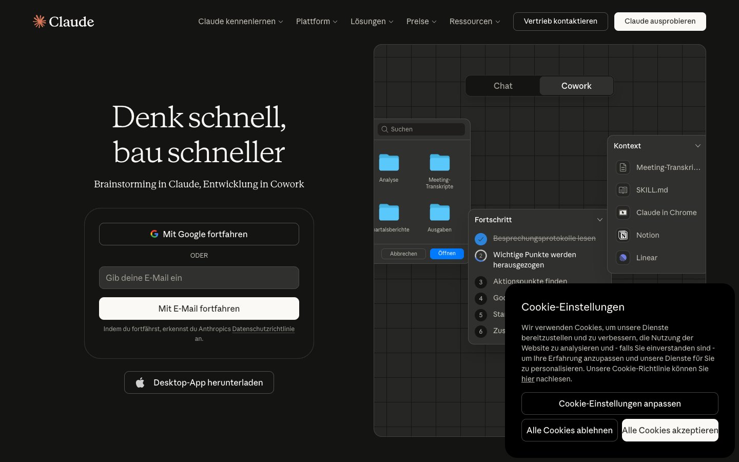 Claude Dashboard Screenshot