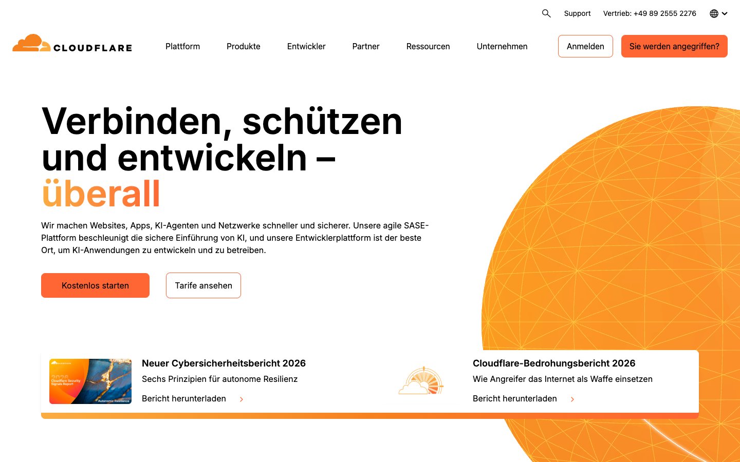 Cloudflare Dashboard Screenshot