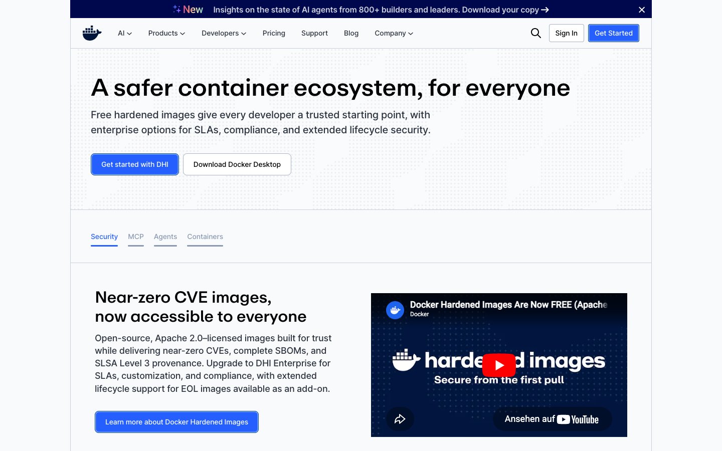Docker Dashboard Screenshot