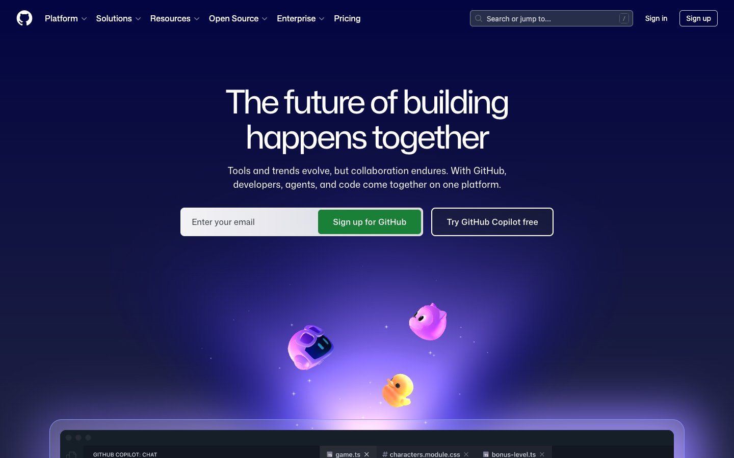 Github Dashboard Screenshot