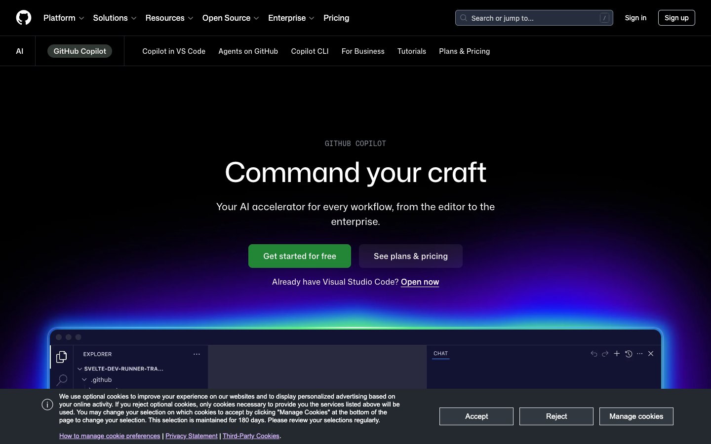 Github Copilot Dashboard Screenshot