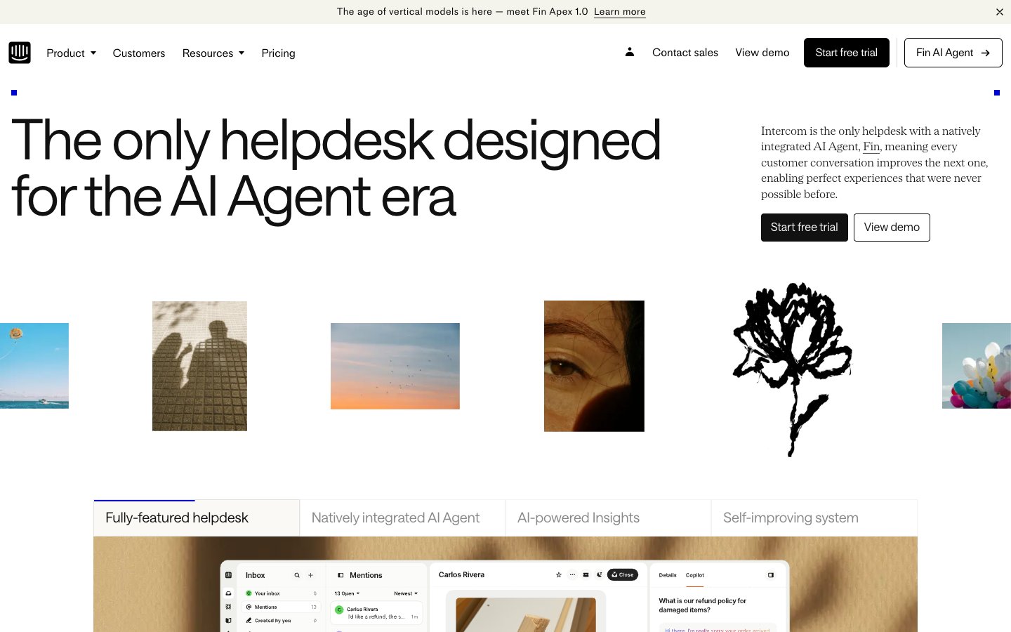 Intercom Dashboard Screenshot
