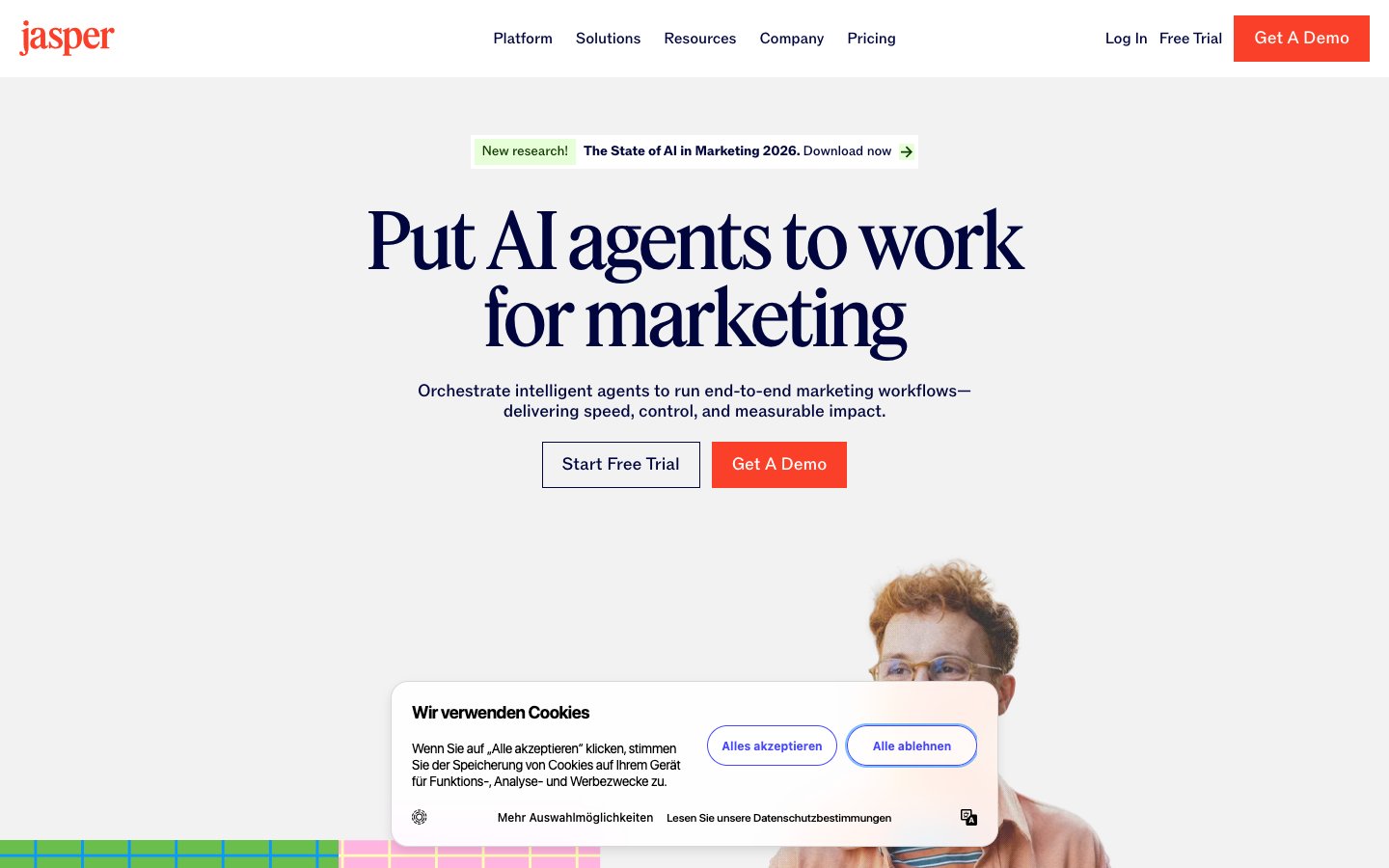 Jasper Ai Dashboard Screenshot