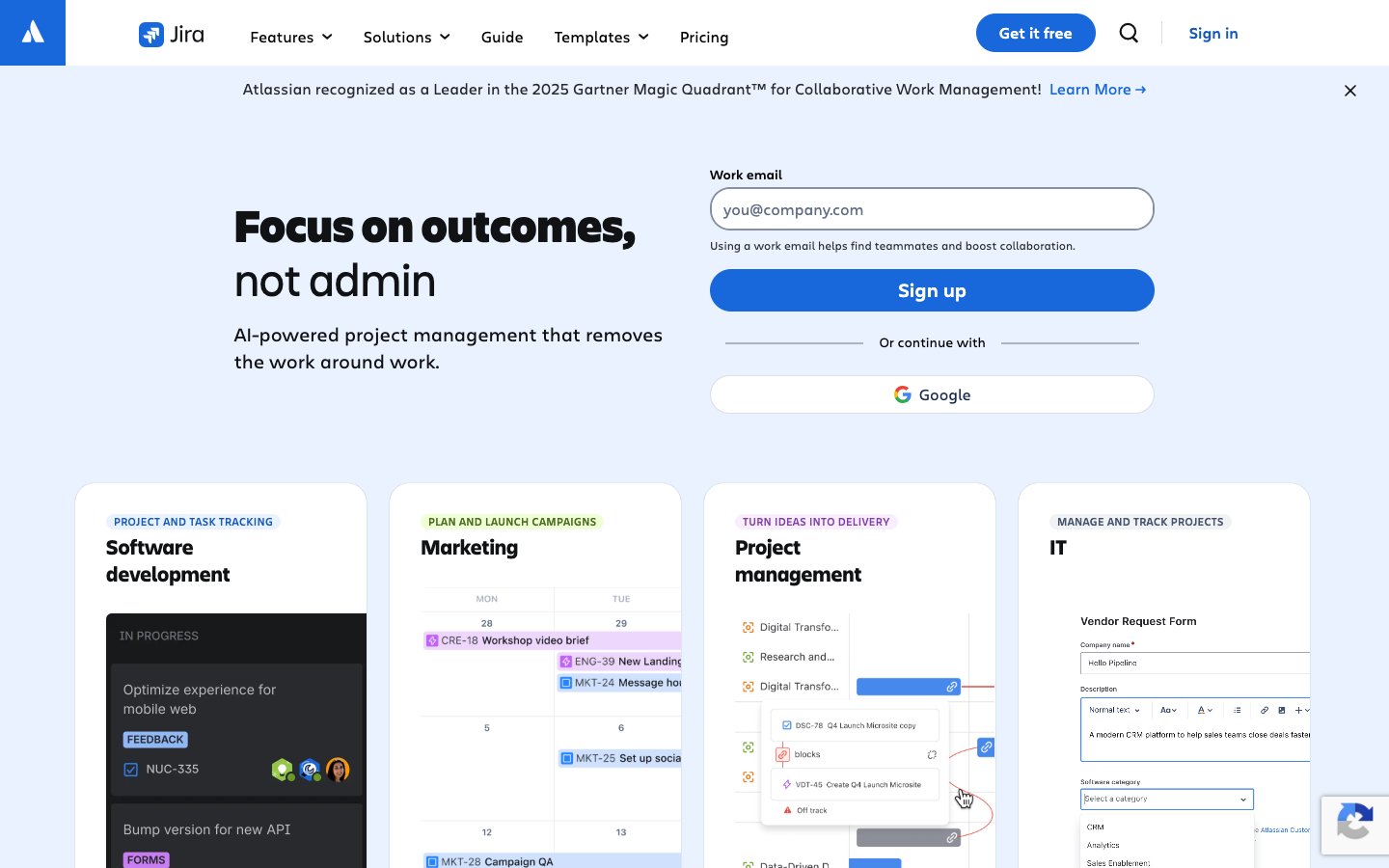 Jira Dashboard Screenshot