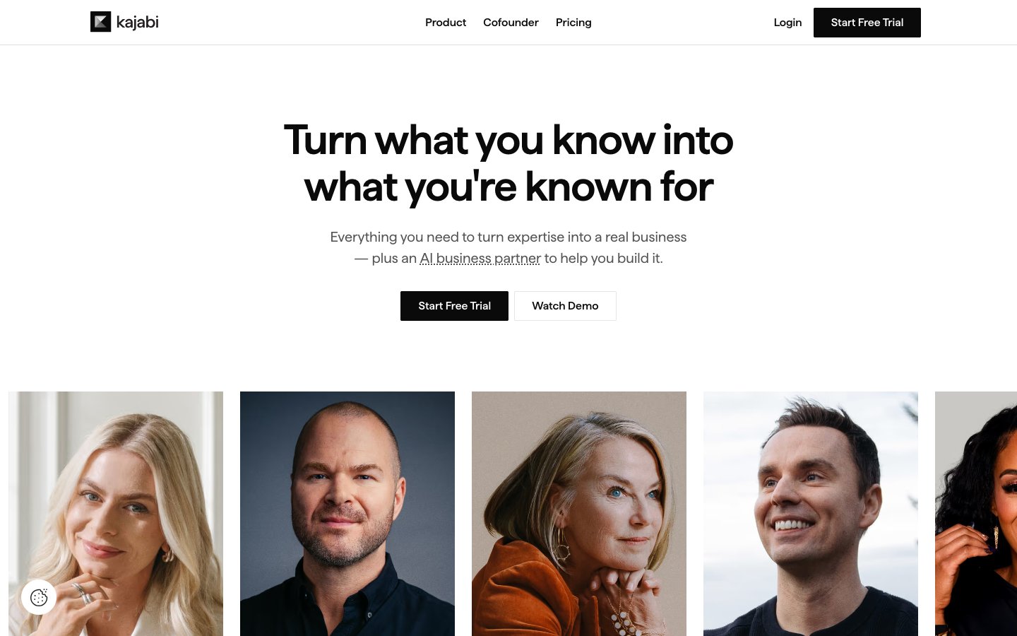 Kajabi Dashboard Screenshot