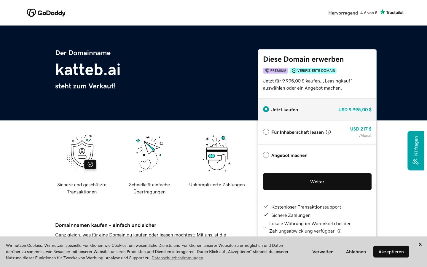 Katteb Dashboard Screenshot