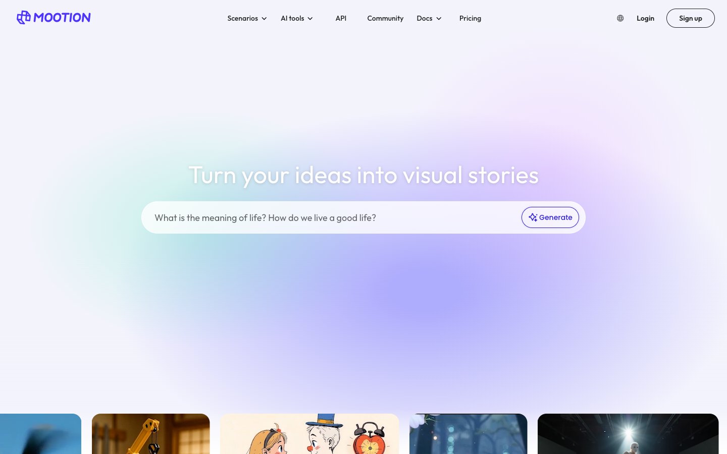 Mootion Dashboard Screenshot