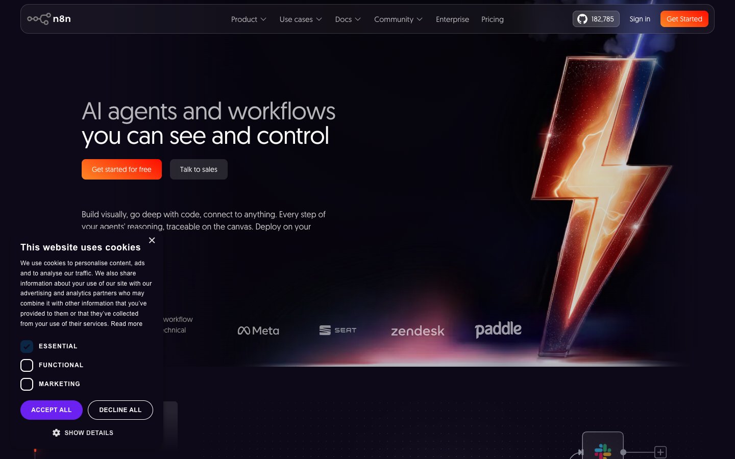 N8n Dashboard Screenshot