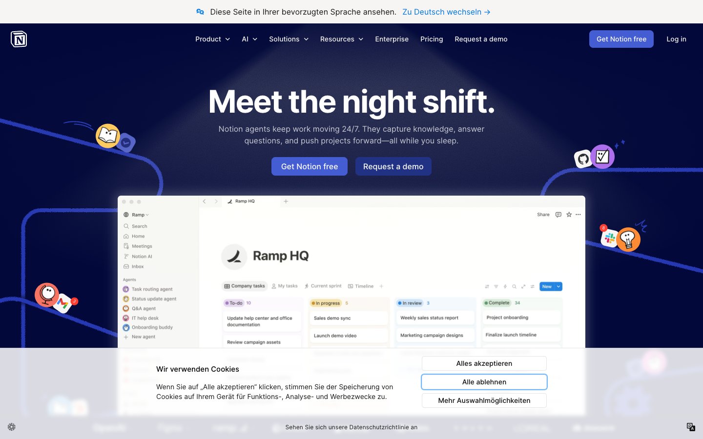 Notion Dashboard Screenshot