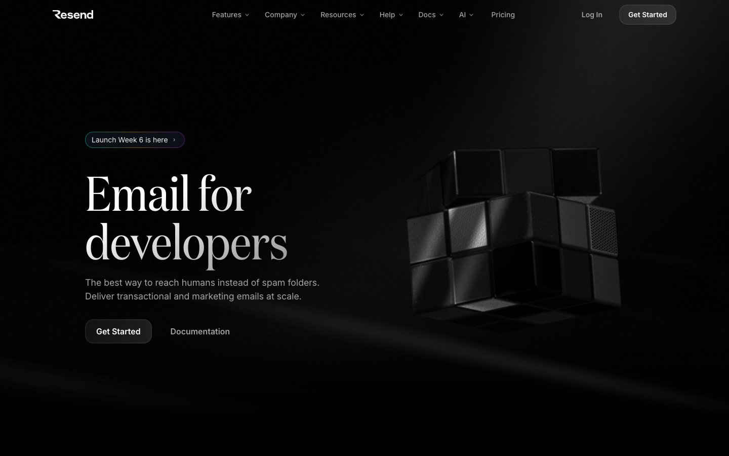 Resend Dashboard Screenshot