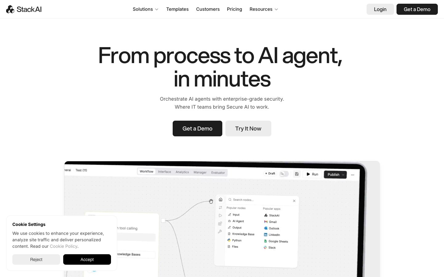 Stack Ai Dashboard Screenshot