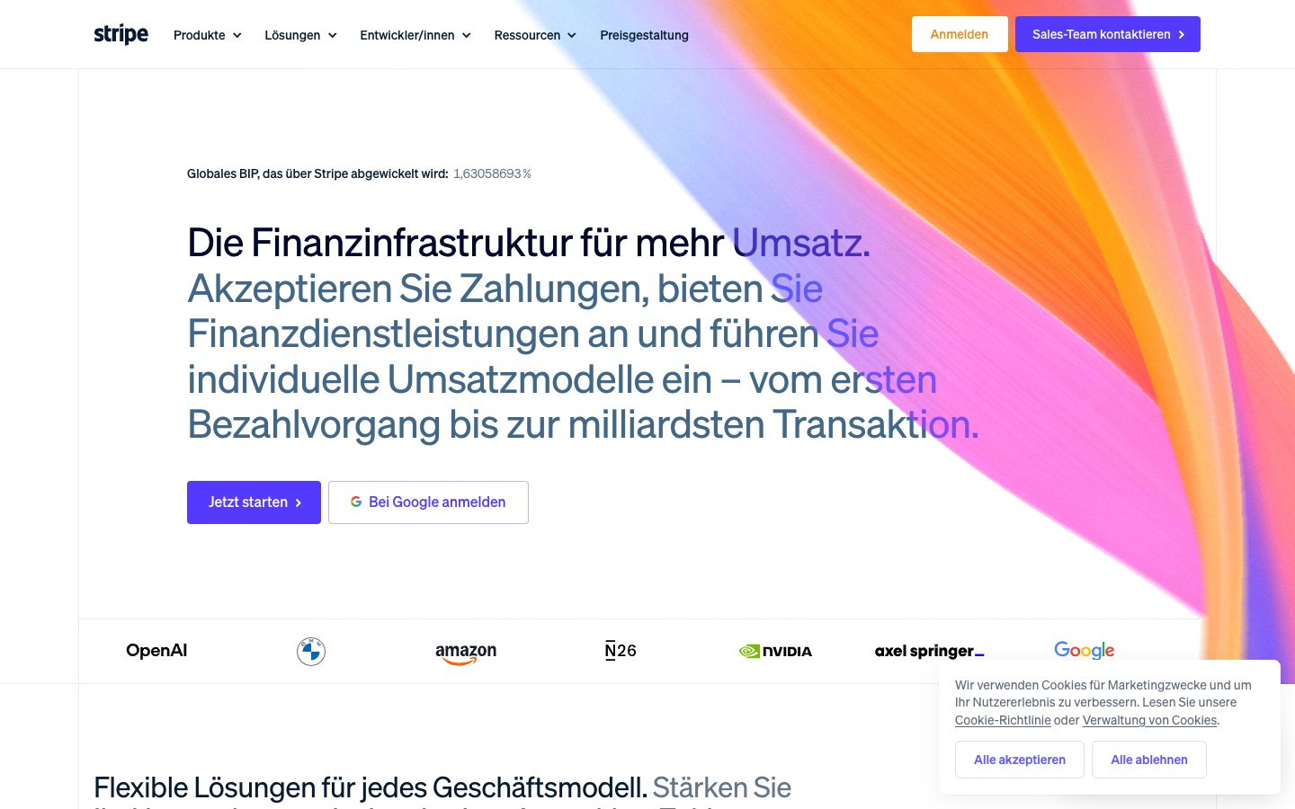 Stripe Dashboard Screenshot