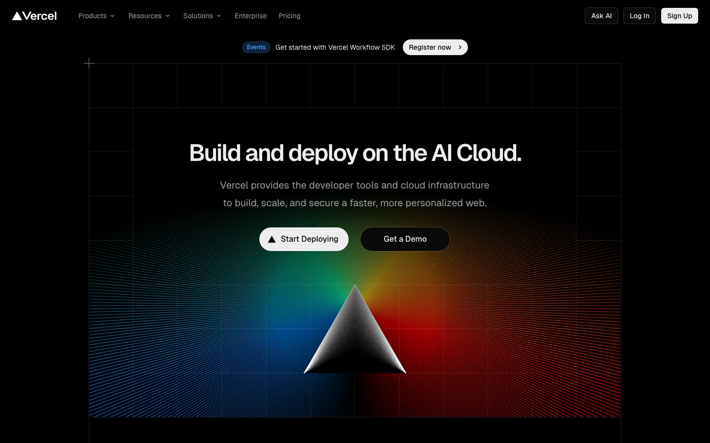 Vercel Dashboard Screenshot
