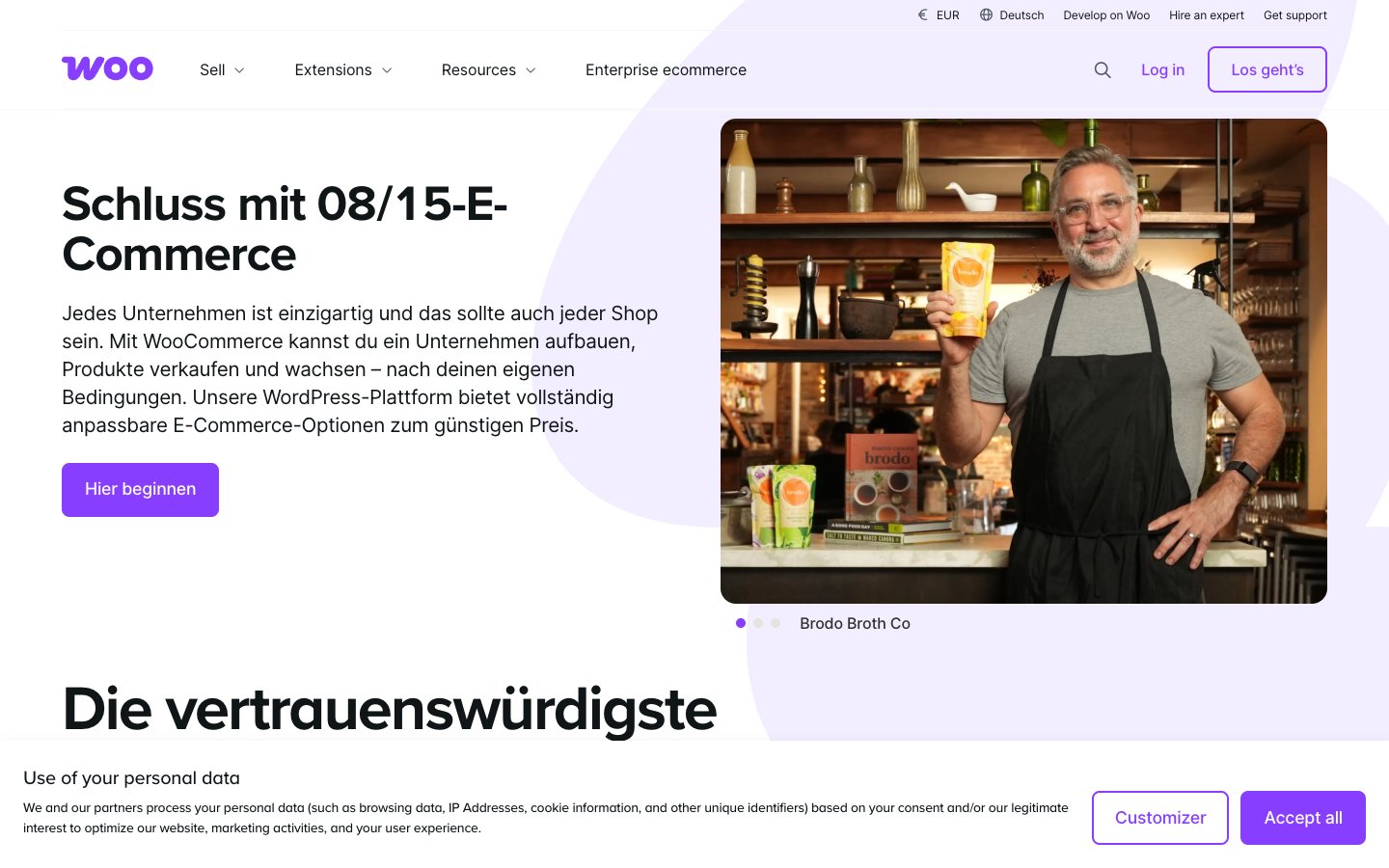 Woocommerce Dashboard Screenshot