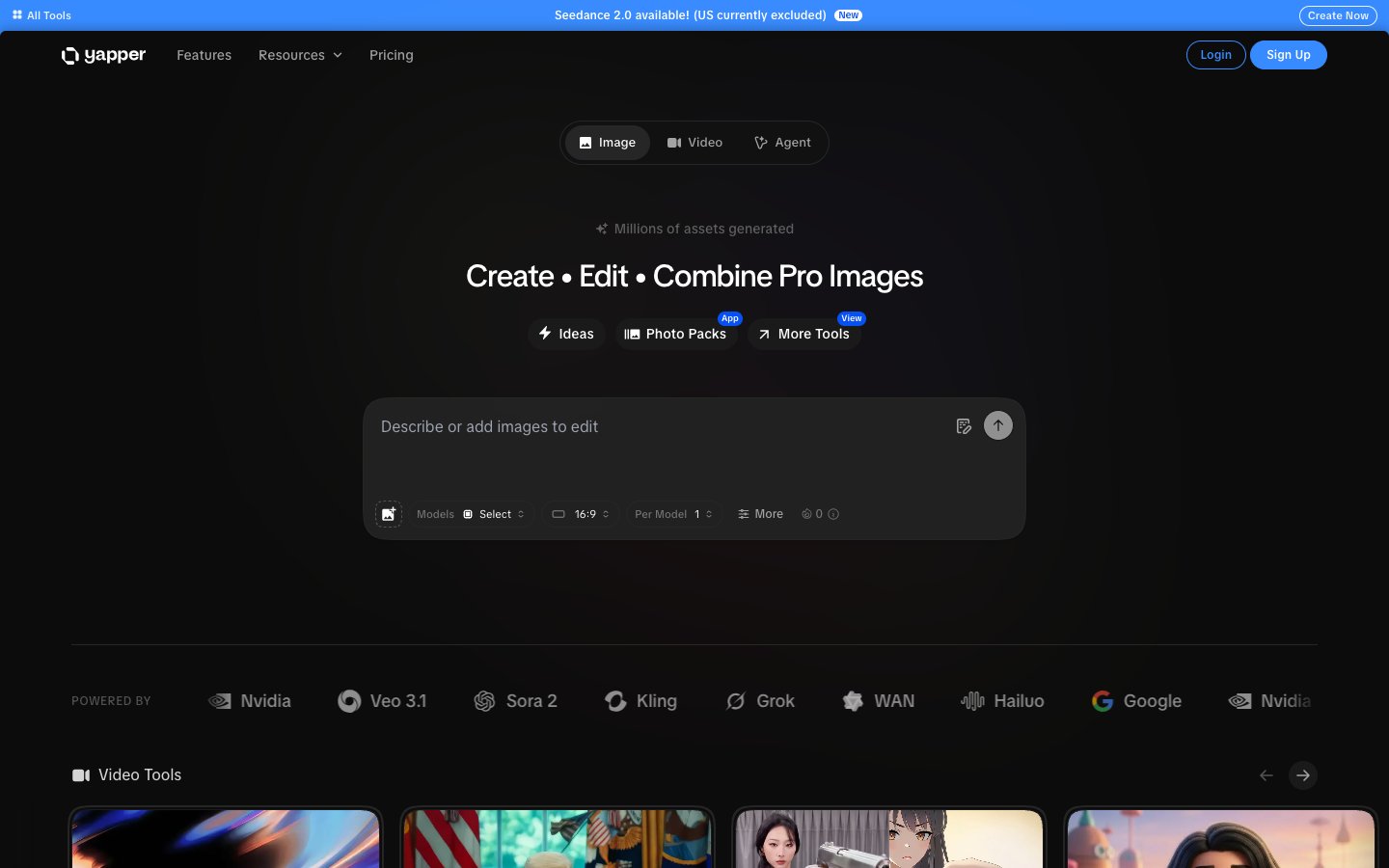Yapper Dashboard Screenshot